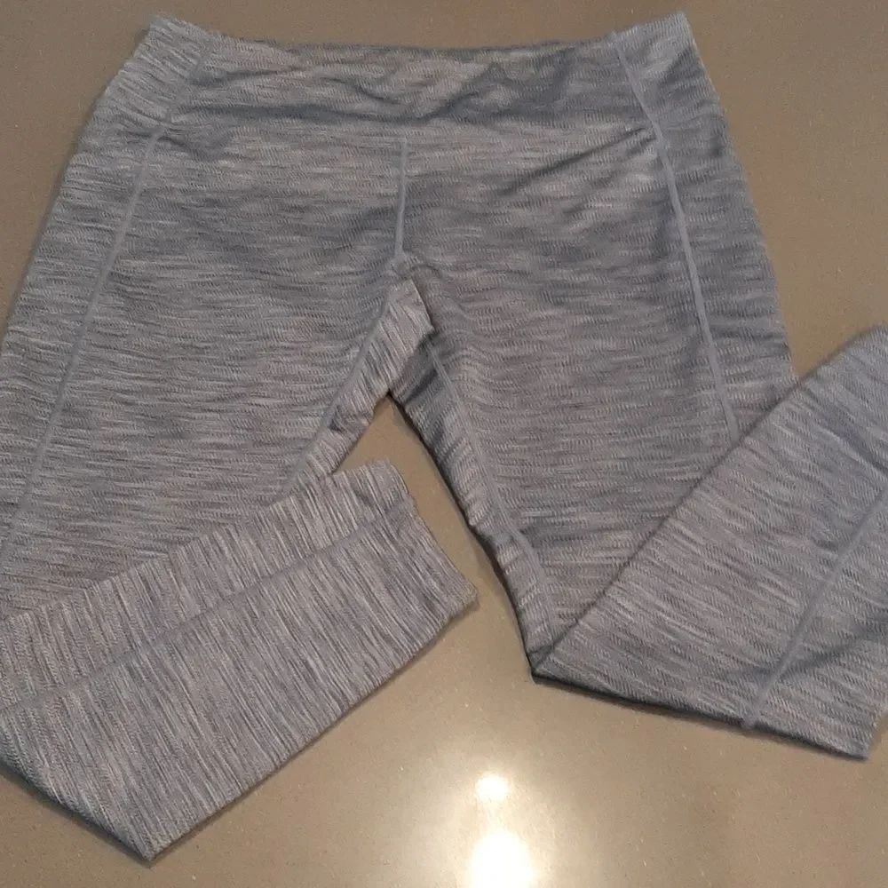 Mondetta Bluish Gray Yoga Pants with Pockets